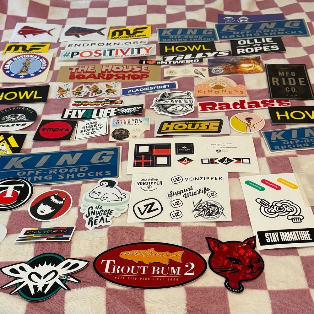 Lot of 170 Stickers
